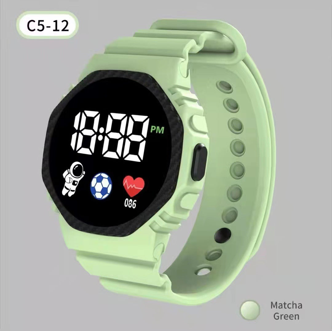 Square Electronic Watch Student Watch 1